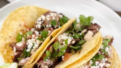 carne asada tacos